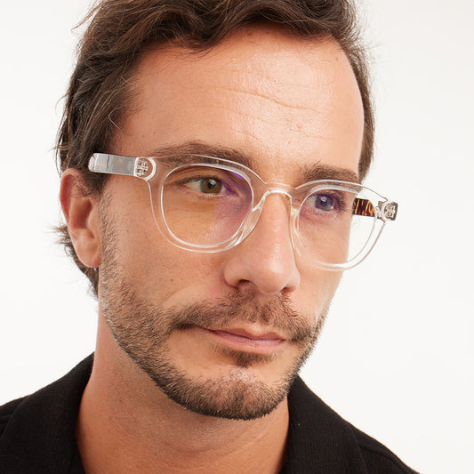 BARNER Andy - Glossy Crystal Combi Blue Light Reading Glasses