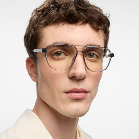 BARNER Brad - Glossy Laguna Blue Light Reading Glasses