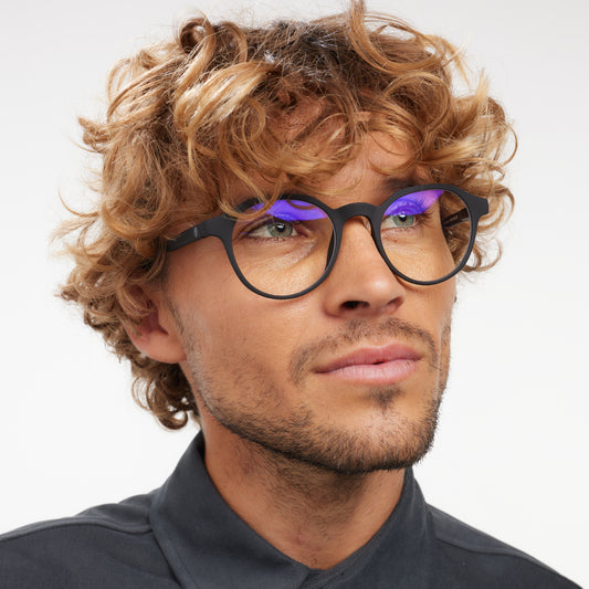BARNER Chamberi - Matte Black Noir Blue Light Reading Glasses
