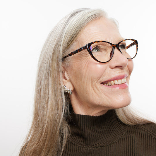 BARNER Astoria - Glossy Tortoise Blue Light Reading Glasses