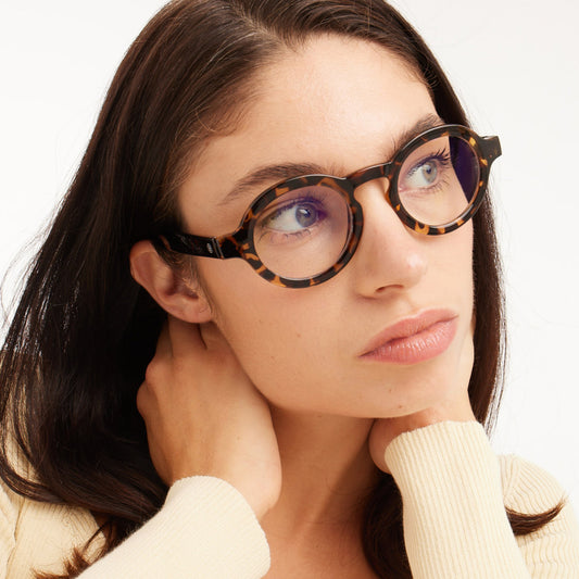 BARNER Charles - Glossy Tortoise Blue Light Reading Glasses