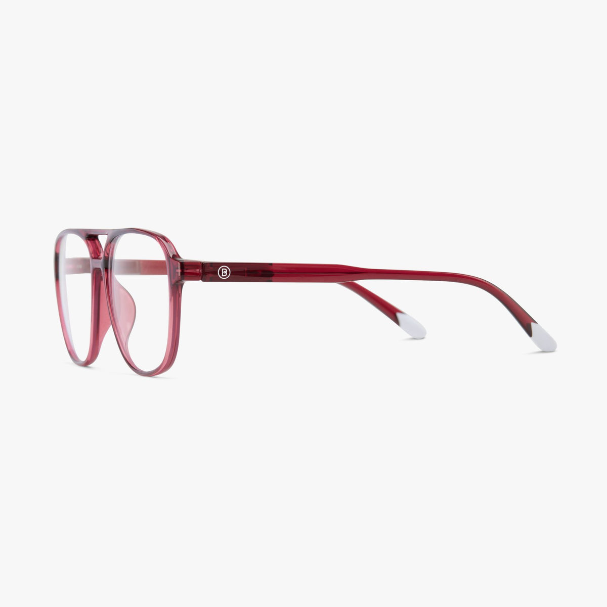 BARNER Brad - Glossy Cherry Lacquer Blue Light Reading Glasses