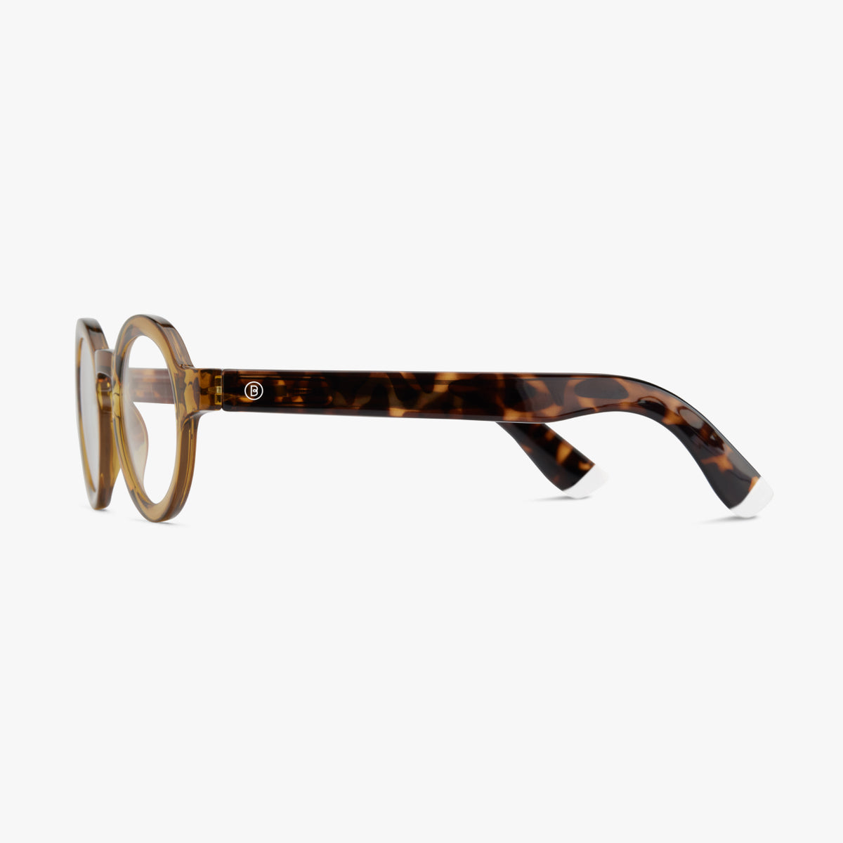 BARNER Charles - Glossy Olive Combi Blue Light Reading Glasses