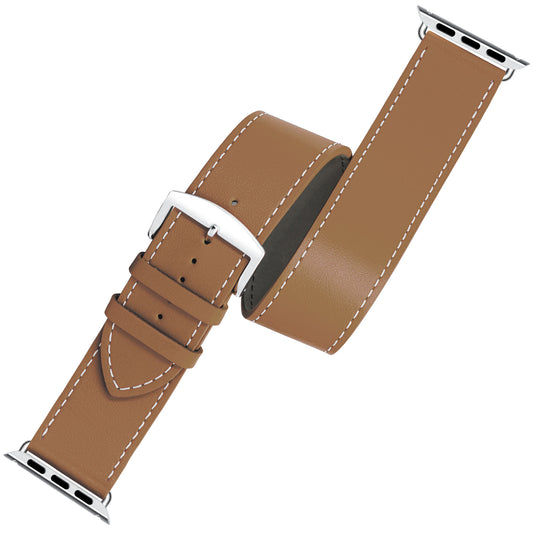 ROCHET Apple Watch Leather Strap - Manhattan Double Tour Tan