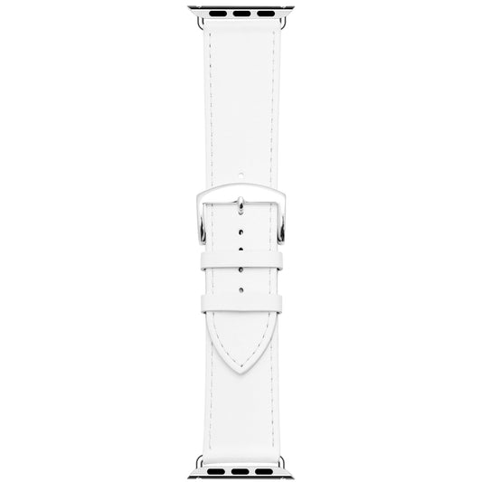 ROCHET Apple Watch Leather Strap - Manhattan White