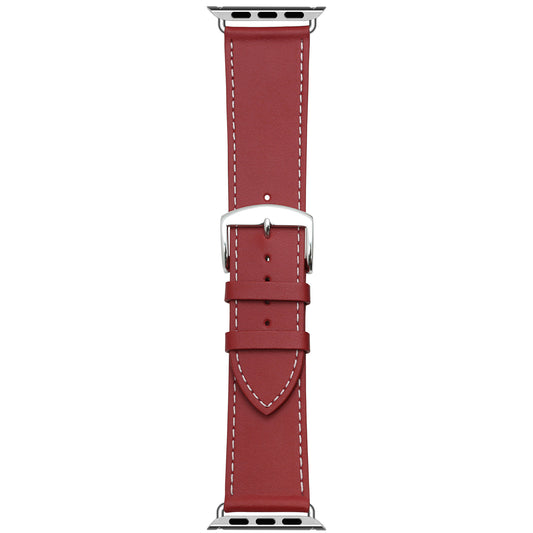 ROCHET Apple Watch Leather Strap - Manhattan Red