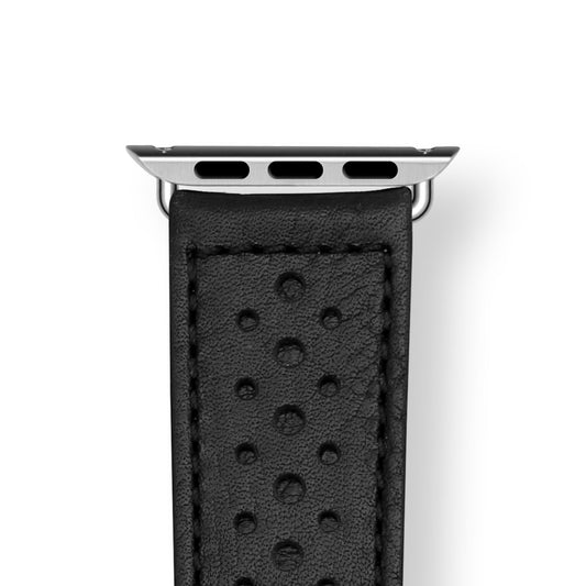 ROCHET Apple Watch Leather Strap - Corvette Black