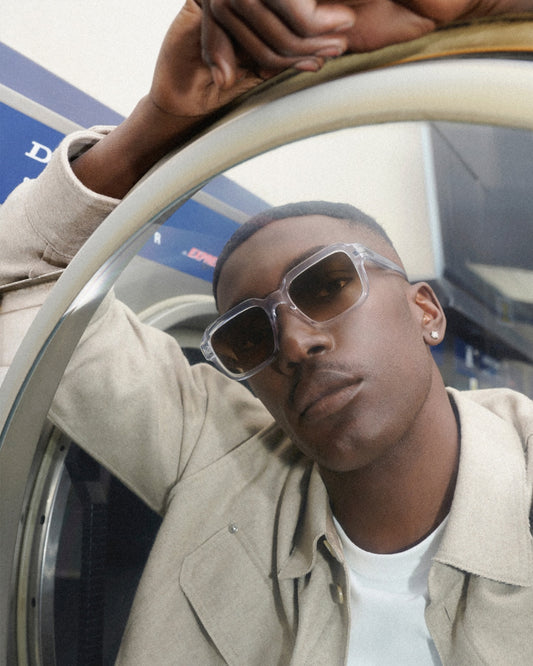 QUAY Playback Sunglasses - Clear/Sepia