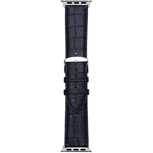 ROCHET Apple Watch Leather Strap - Charleston Navy Blue