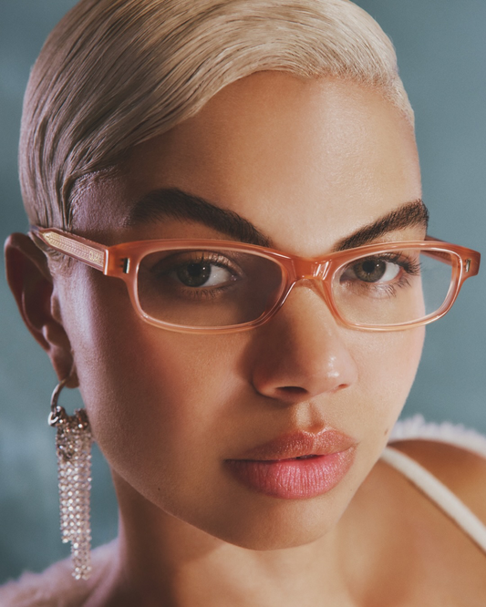 QUAY Work Crush Optical Eyeglasses - Peach (Exclusively In-Store)