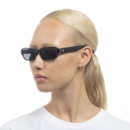 AIRE Crater Sunglasses - Black Silver