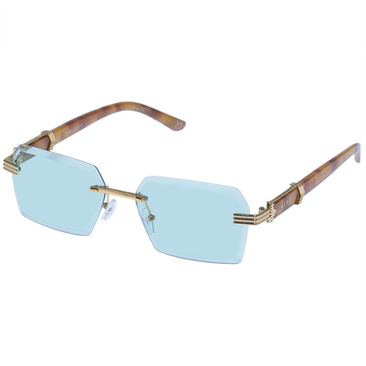 AIRE Nebula Sunglasses - Bright Gold Vintage Tort