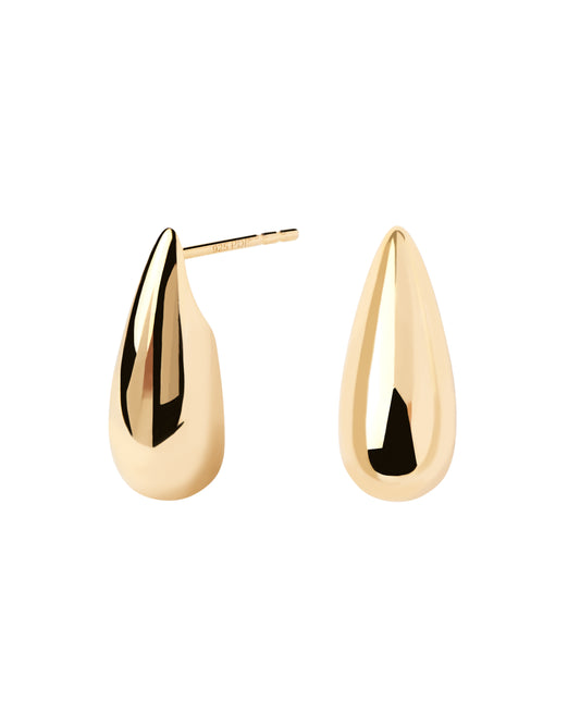 PDPAOLA Large Sugar Earrings - 925 Sterling Silver / 18K Gold Plating