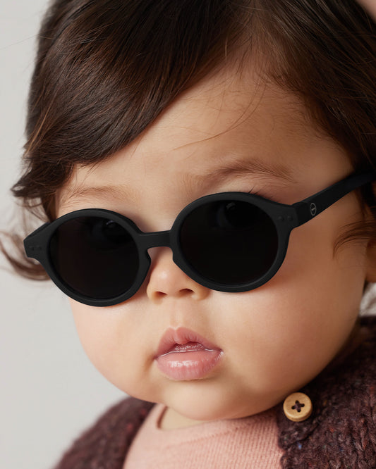 IZIPIZI #SUN BABY (0-9 Months) Black Baby Sunglasses