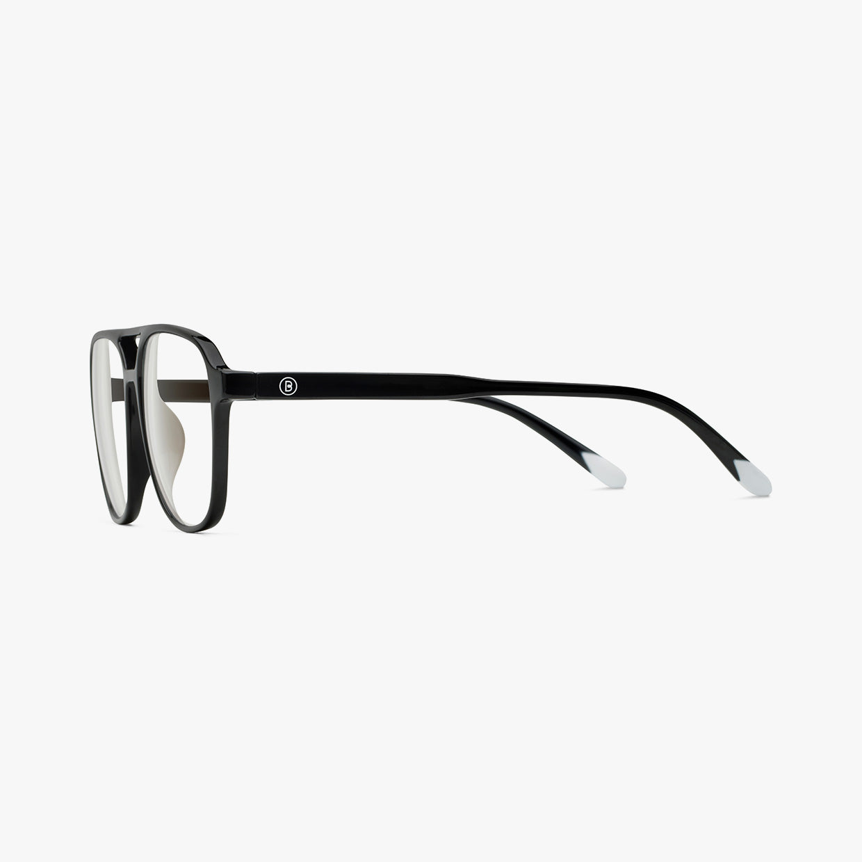 BARNER Brad - Glossy Black Noir Blue Light Reading Glasses