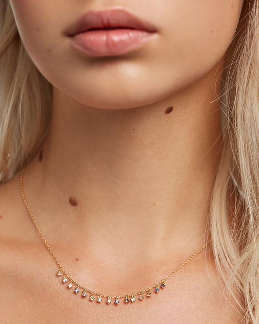 PDPAOLA Willow Necklace - 925 Sterling Silver / 18K Gold Plating