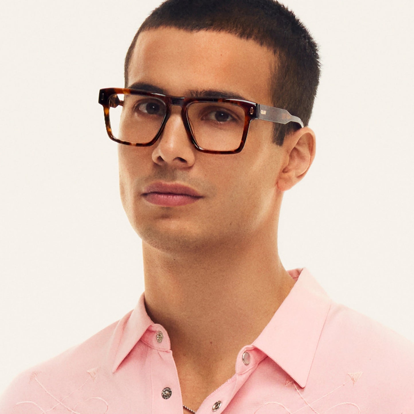 QUAY Headline Optical Eyeglasses - Amber Tort (Exclusively In-Store)