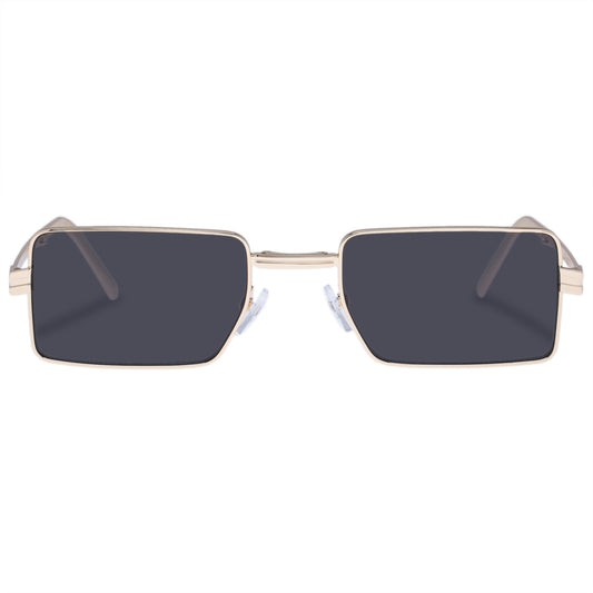 Le Specs Fold 02 | Bright Gold Smoke (Foldable Sunglasses)