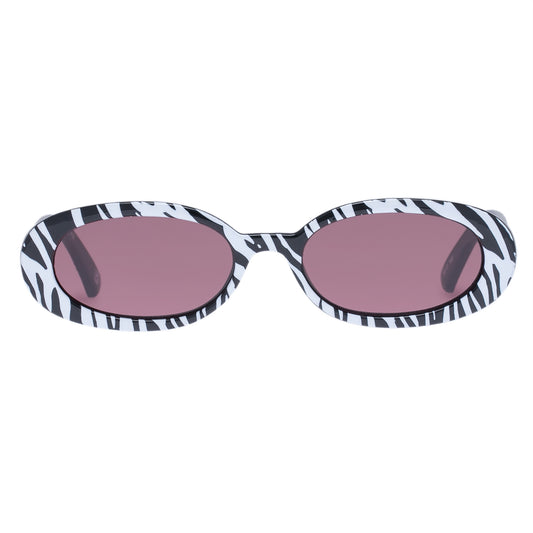 Le Specs Outta Love | White Tiger Sunglasses