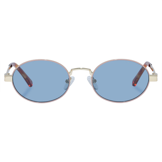 Le Specs Poseidon Deux | Gold Teal Sunglasses