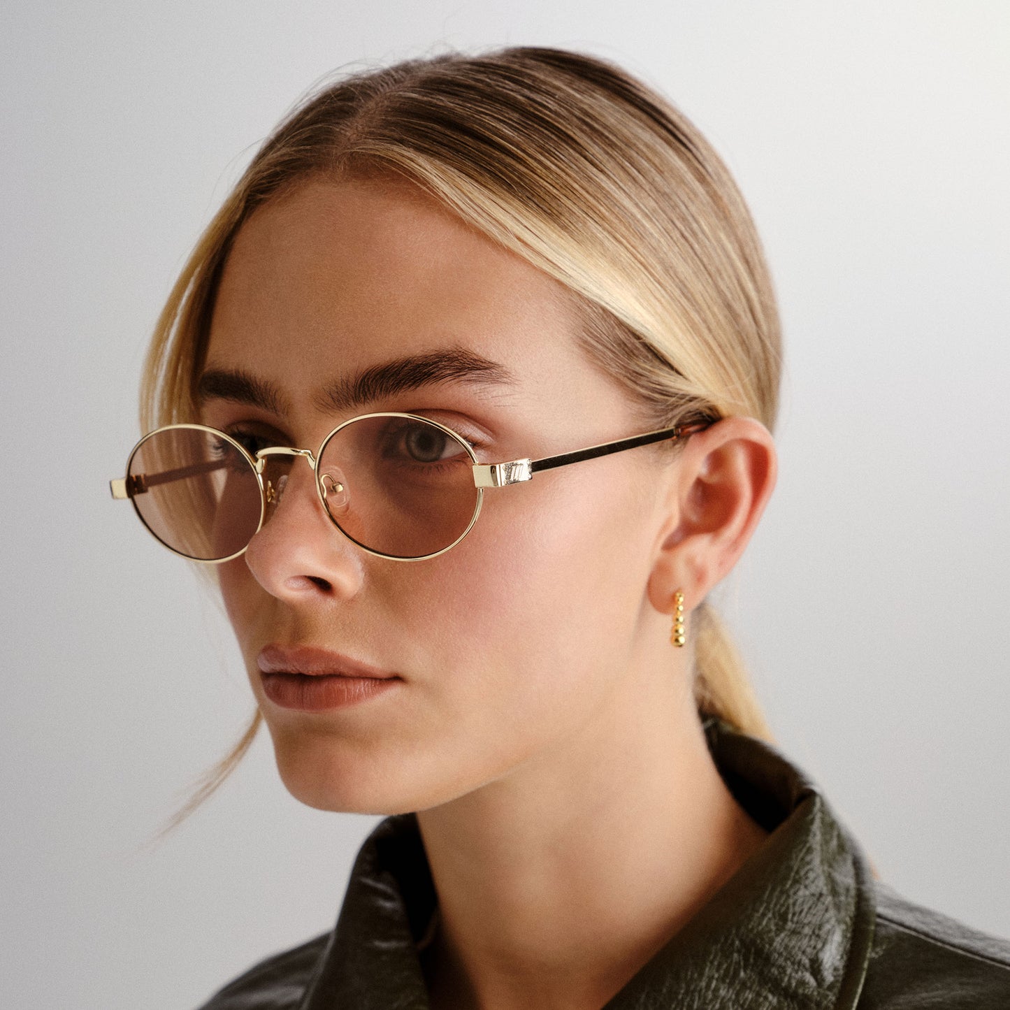 Le Specs Poseidon Deux | Gold Tan Sunglasses
