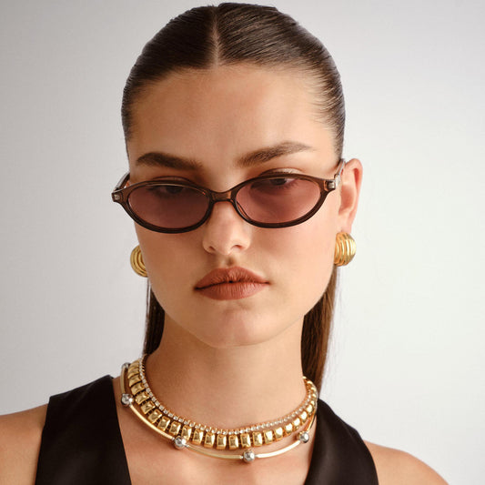 Le Specs Duskfall | Pearl Chocolate