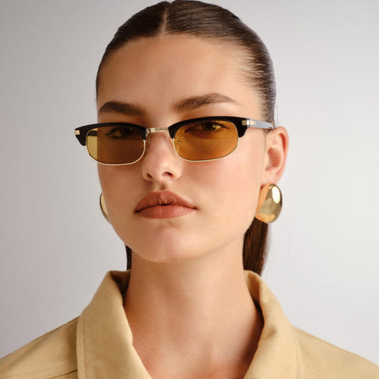 Le Specs Nightingale | Black Ochre Mono