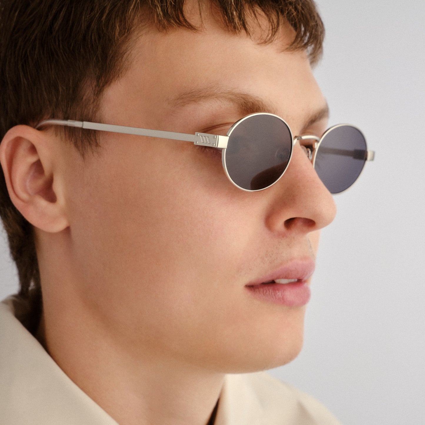 Le Specs Poseidon Deux | Silver Smoke Mono