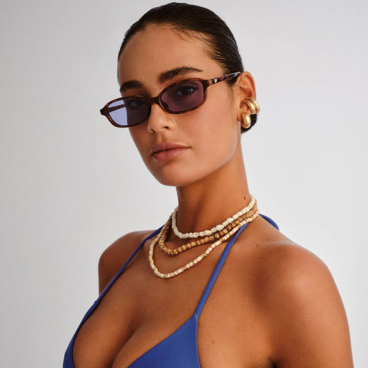 Le Specs Honey Pot Sunglasses | Amber Tort