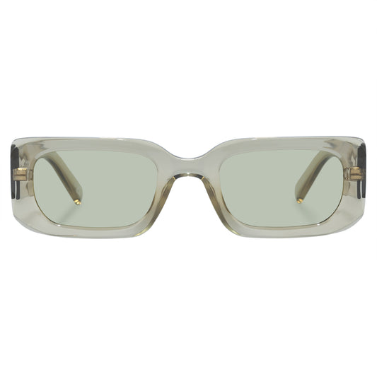 Le Specs Rippled Rebel | Olive Leaf Sunglasses (Le Sustain Collection)
