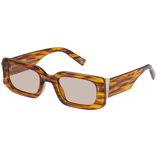 Le Specs Rippled Rebel | Woodstripe Sunglasses (Le Sustain Collection)