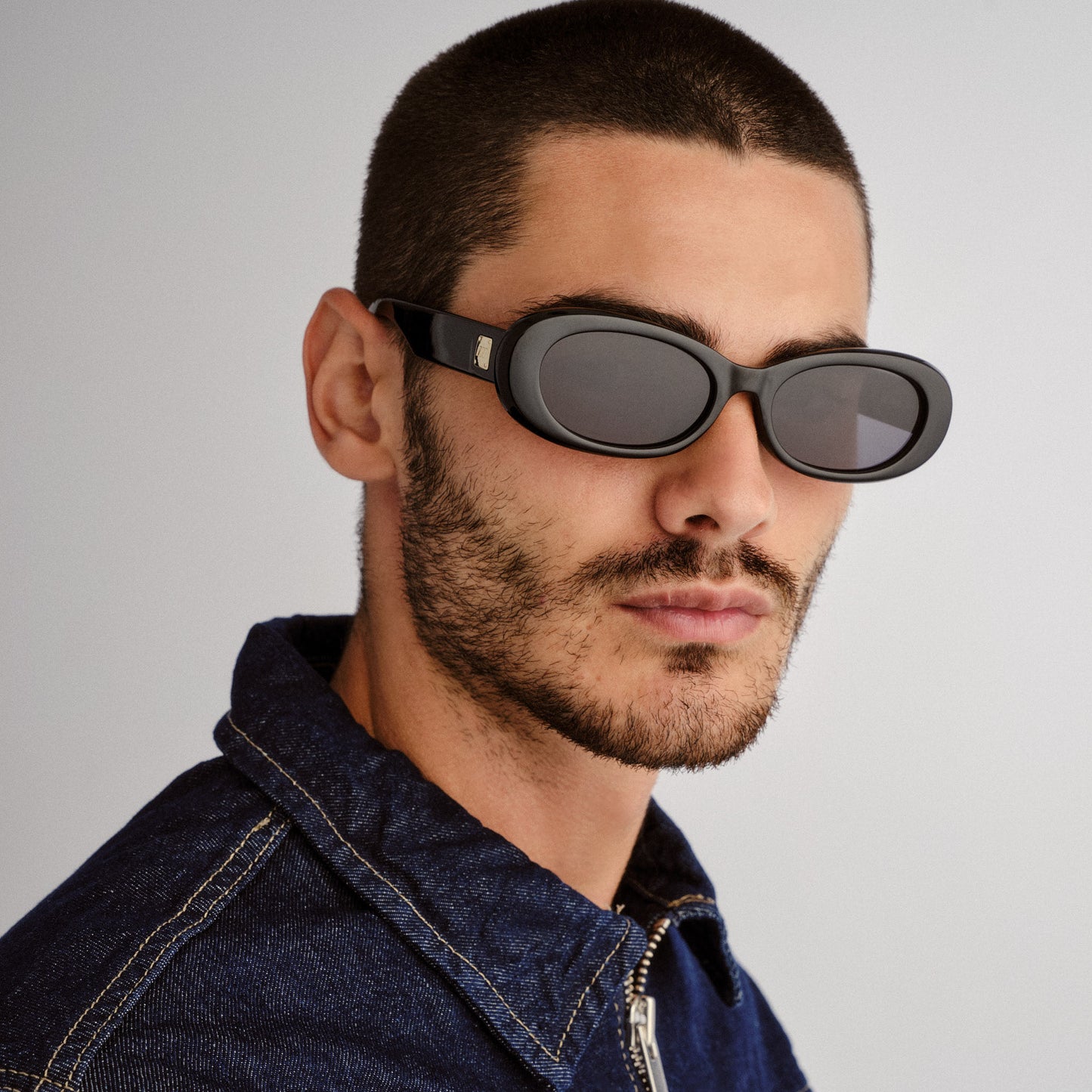 Le Specs Hey Ya! + Global Fit Sunglasses | Black Smoke Mono