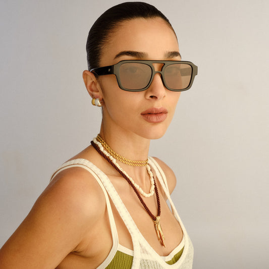 Le Specs Subzero + Global Fit Sunglasses | Black Brown Mono Polarized