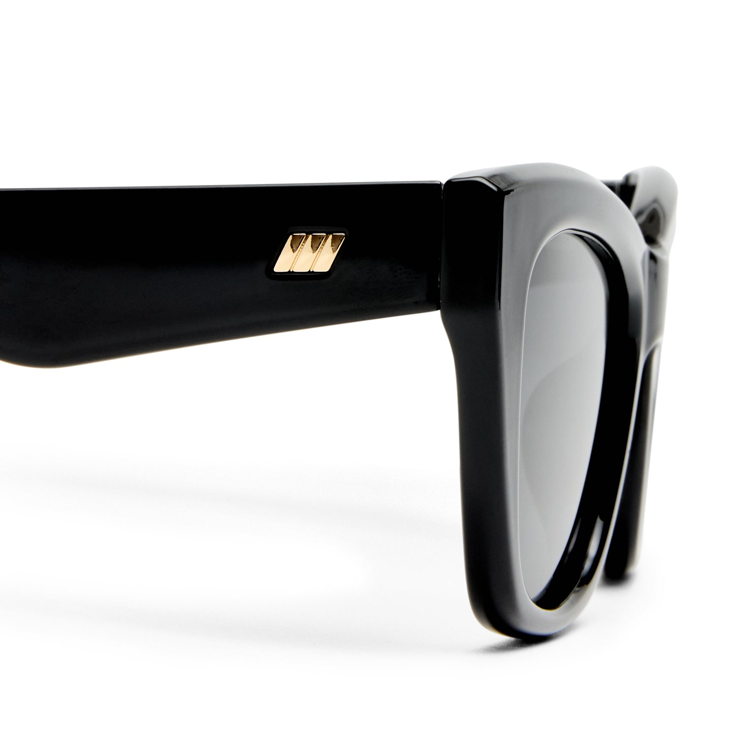 Le Specs Lumen + Global Fit Sunglasses | Black Smoke Mono Polarized