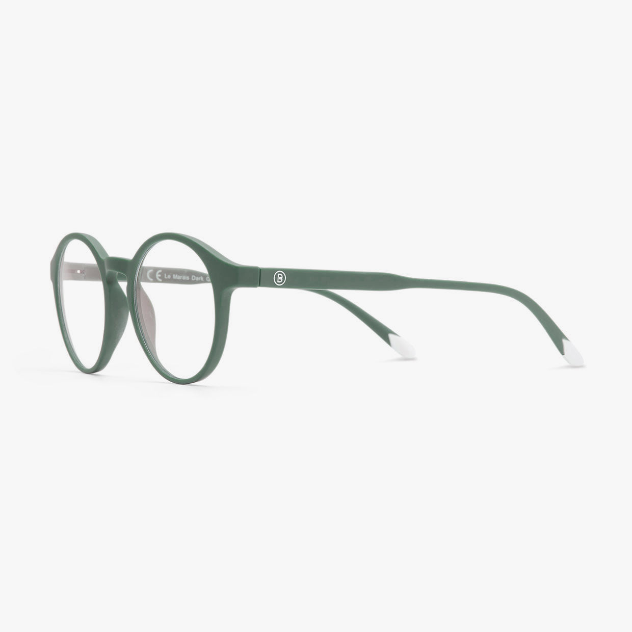 BARNER Le Marais - Matte Dark Green Blue Light Reading Glasses