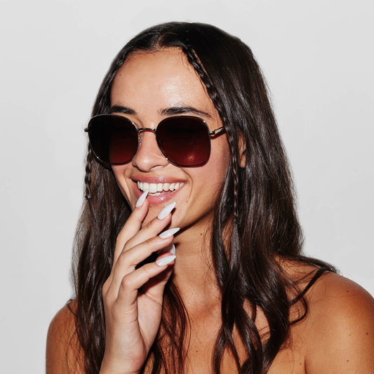 Le Specs Metamorphosis | Gold Brown Gradient Sunglasses (Le Sustain Collection)