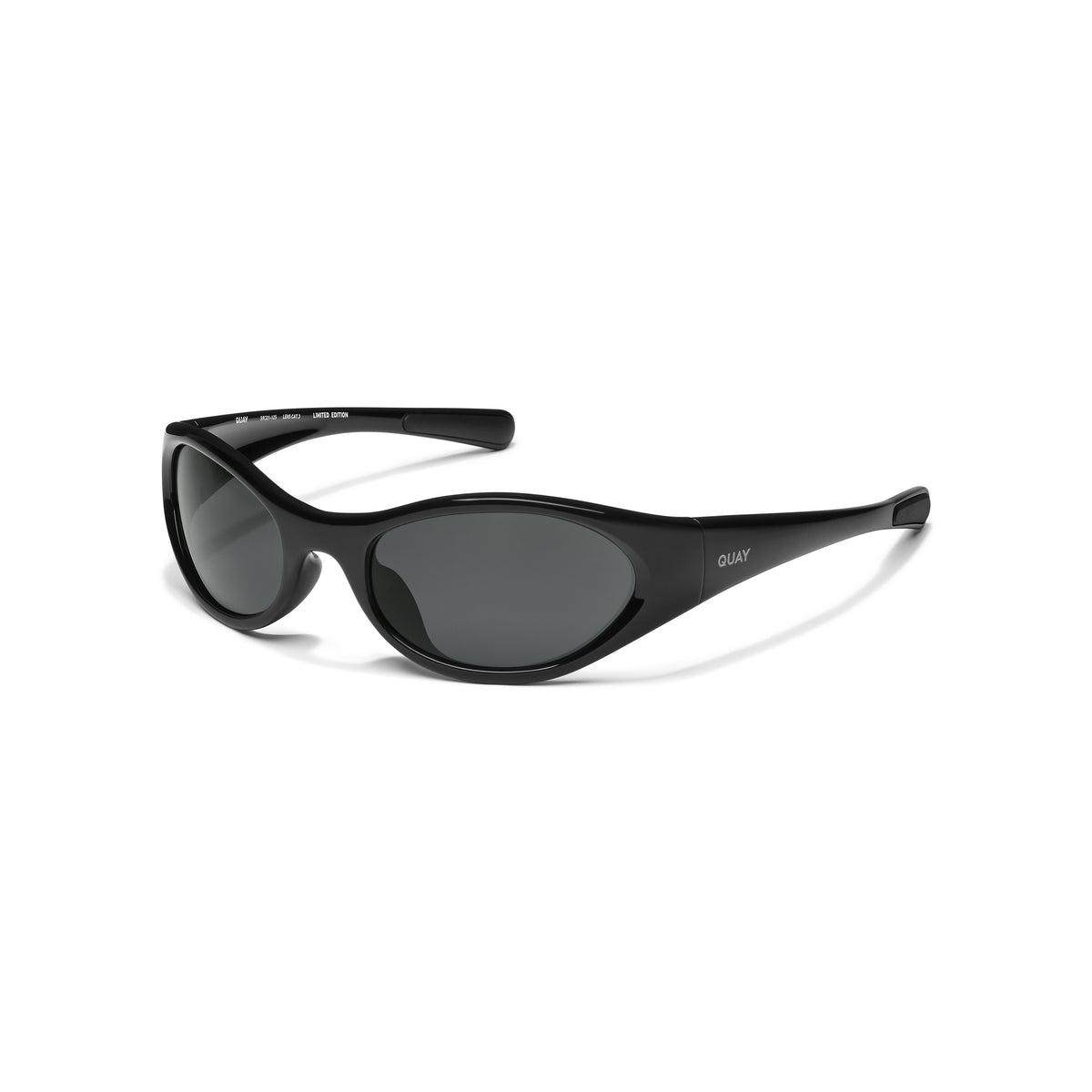 QUAY Main Feed Sunglasses - Black/Black