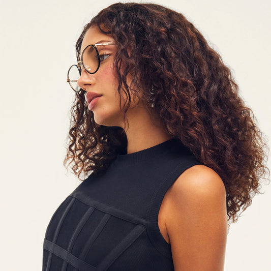 QUAY Off Script Optical Eyeglasses - Black Gold (Exclusively In-Store)