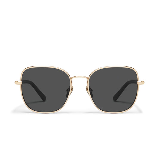 QUAY Uptown Sunglasses - Gold/Smoke