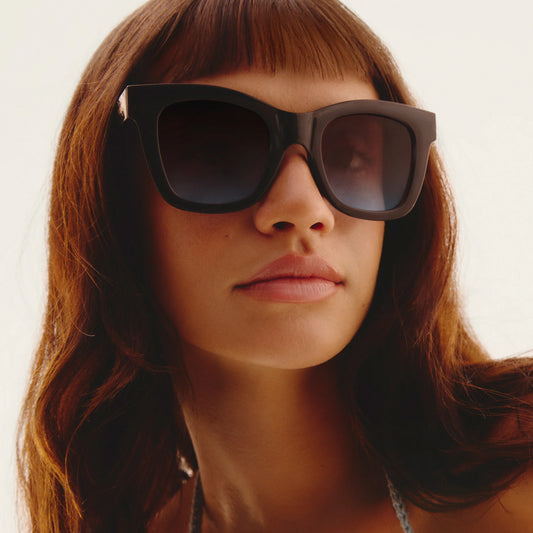 QUAY After Hours Sunglasses - Bone/Brown Fawn