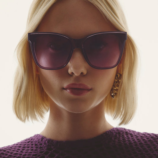 QUAY After Party Sunglasses - Amethyst/Dark Amethyst