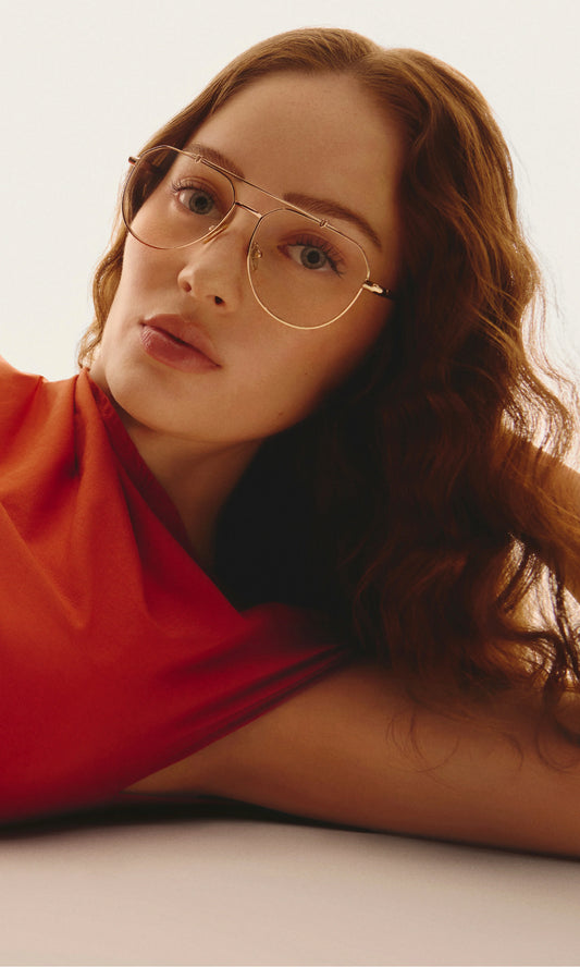 QUAY All Caps Optical Eyeglasses - Silver (Exclusively In-Store)