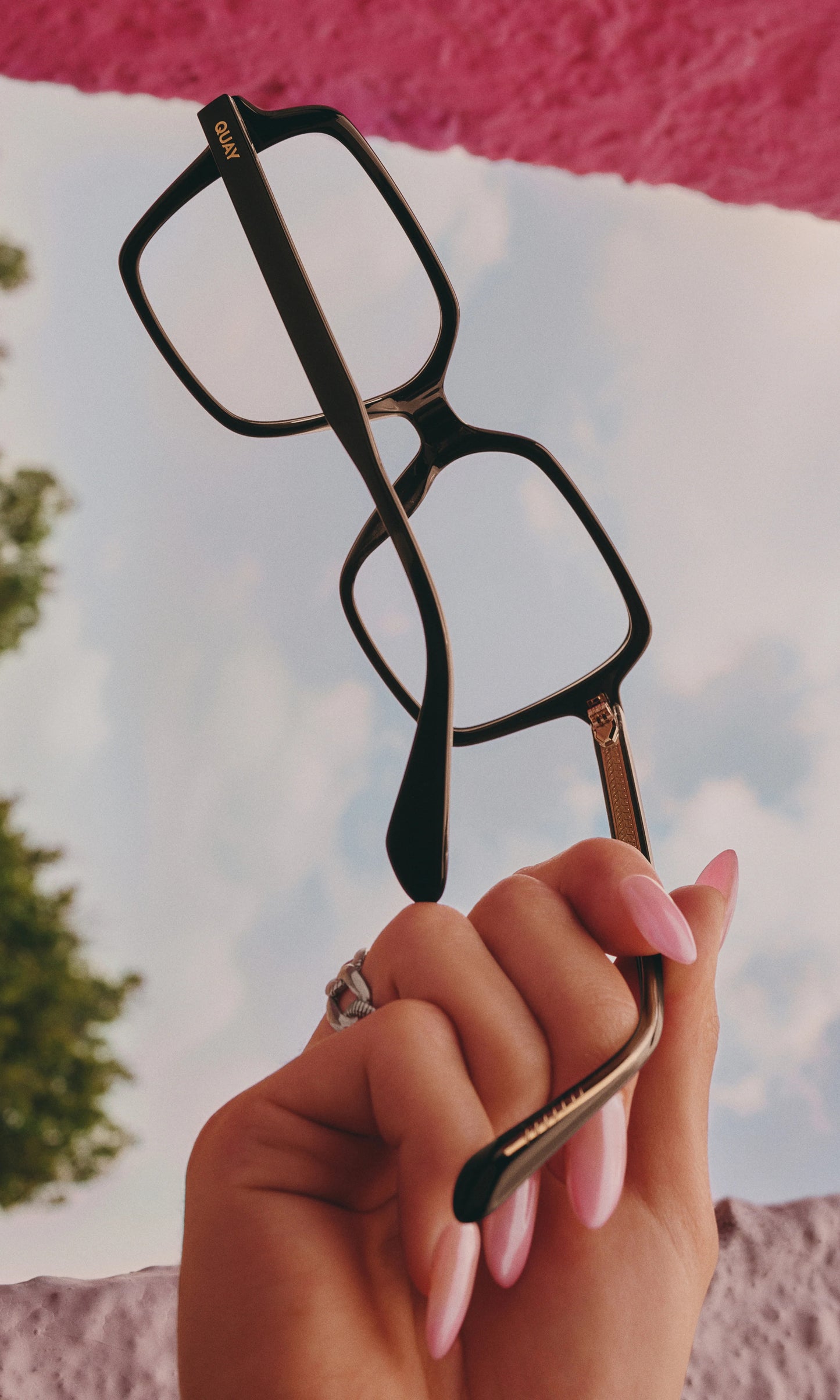 QUAY Boss Mode Optical Eyeglasses - Black (Exclusively In-Store)