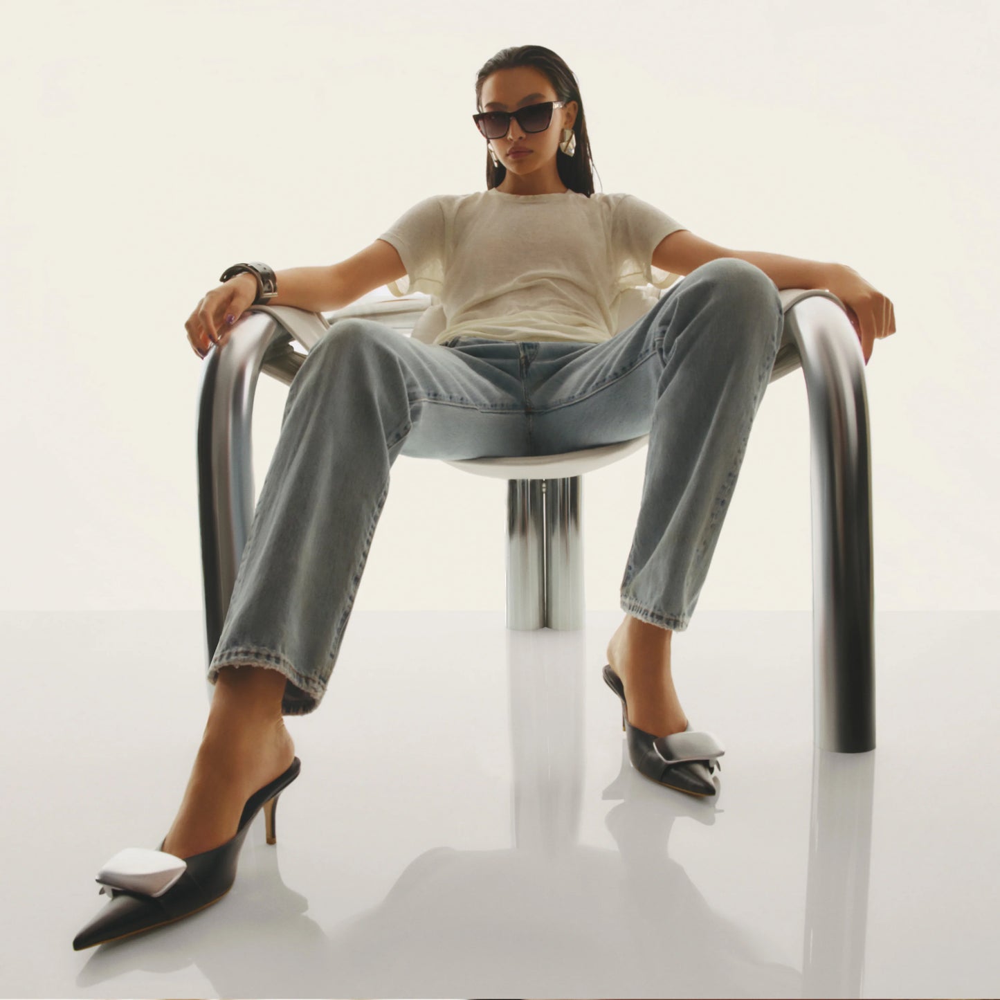 QUAY Call The Shots Remixed Sunglasses - Neutral Tortoise/Brown