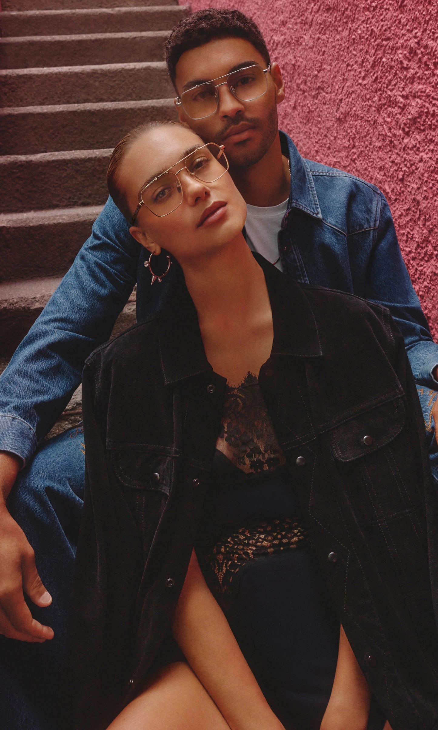 QUAY Call Back Optical Eyeglasses - Matte Gunmetal (Exclusively In-Store)