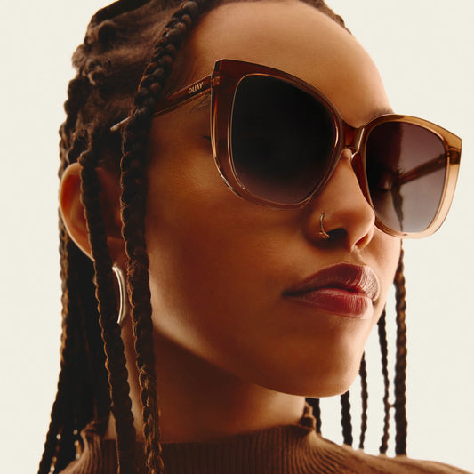 QUAY Ever After Sunglasses - Glass/Smoke