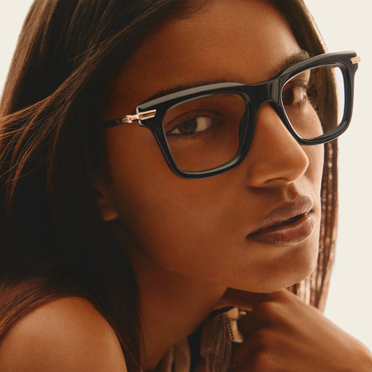 QUAY First Draft Optical Eyeglasses - Dark Tort (Exclusively In-Store)