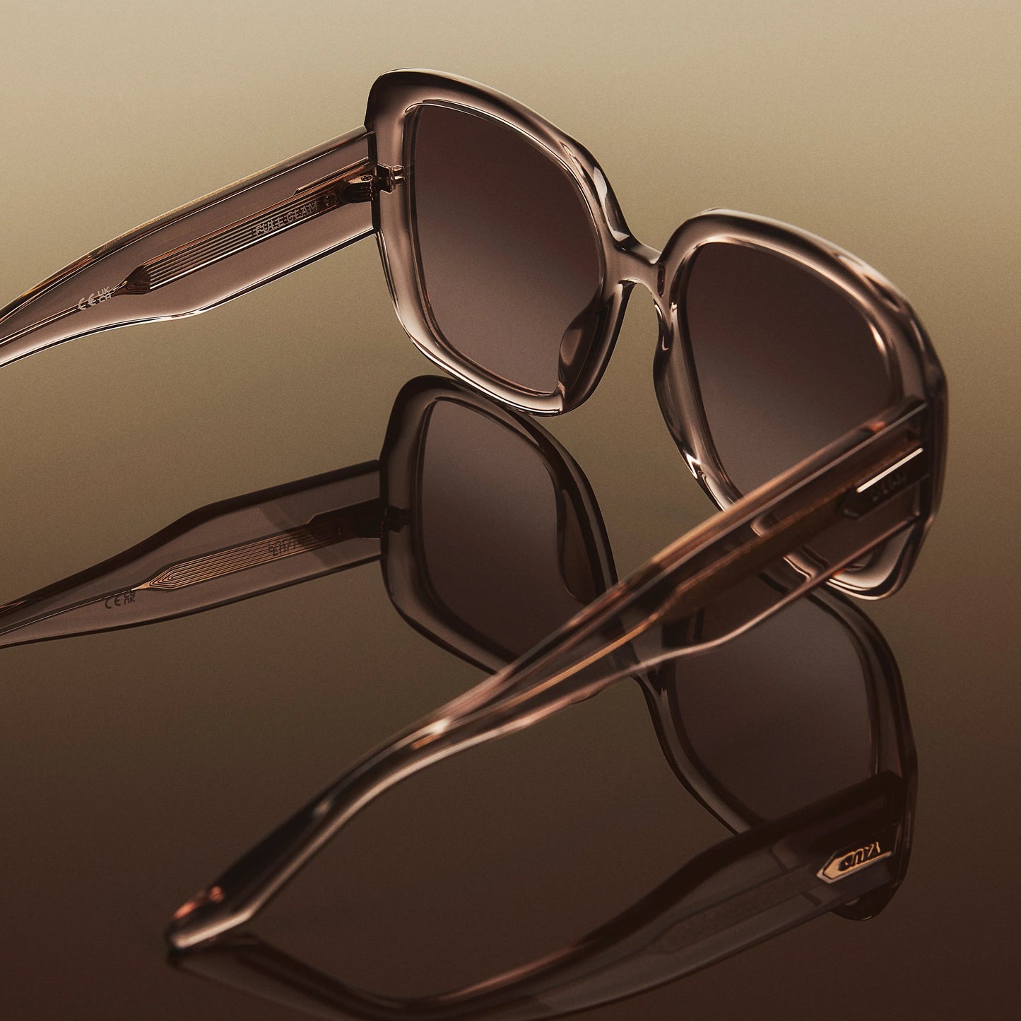 QUAY Full Glam Sunglasses - Doe/Brown Fawn