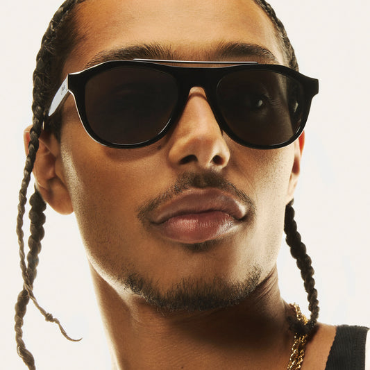 QUAY High Top Sunglasses - Black/Black Polarized