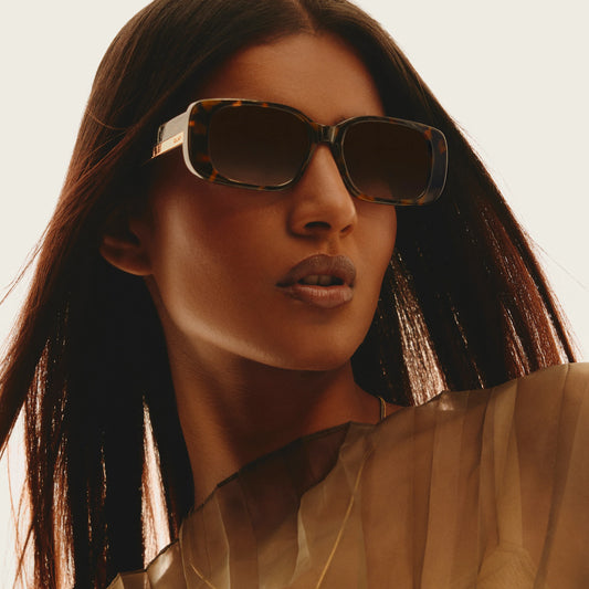 QUAY (The SZA Edit) Karma Sunglasses - Neutral Tort/Brown